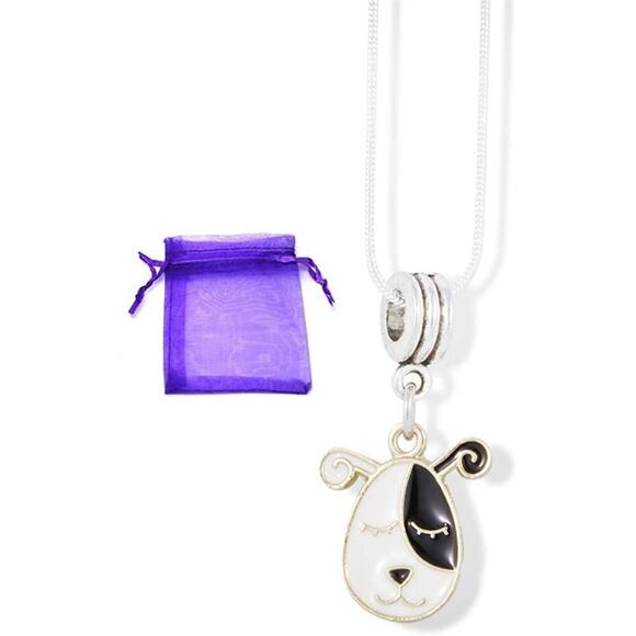 Dave The Bunny Jewelry - Dog Necklace - Puppy Dog Pendant Jewelry